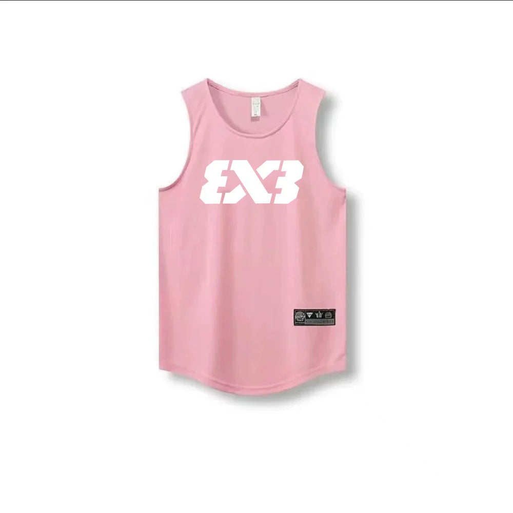 3X3 vest quick drying mesh breathable training suit FIBA basketball sports vest three on three basketball suit