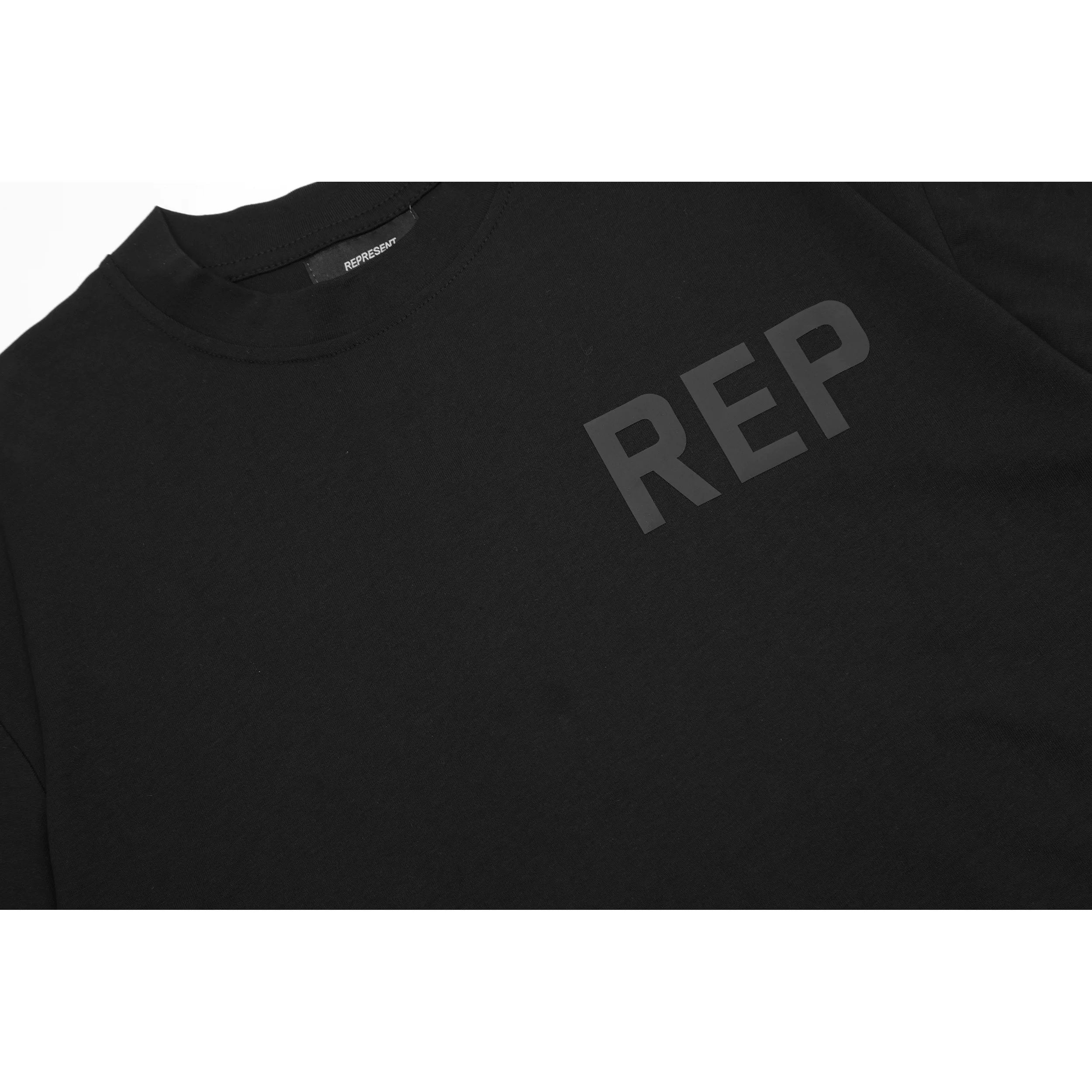Representative slogan letter three-dimensional silicone short sleeved American niche fashion brand high street loose couple T-shirt for men and women