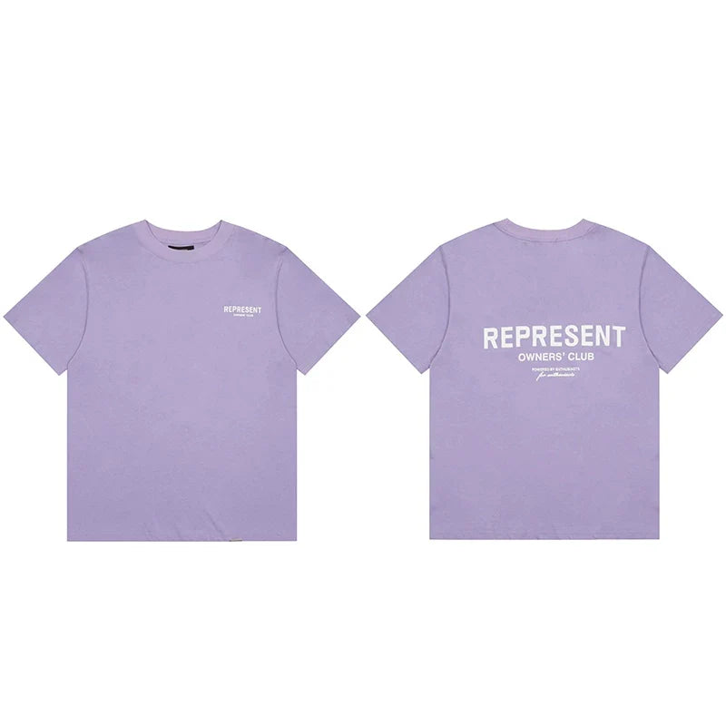 Represent Owners' Club Graphic T-Shirt - Lavender Purple