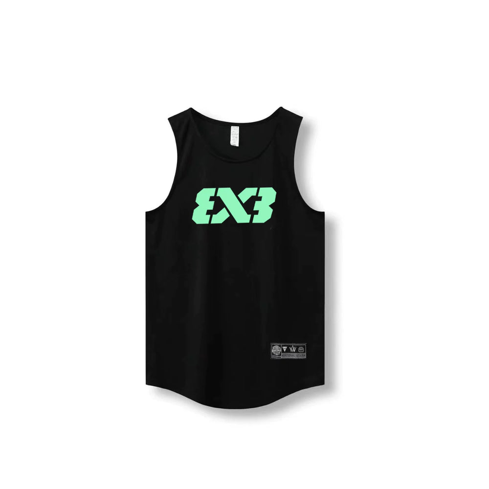 3X3 vest quick drying mesh breathable training suit FIBA basketball sports vest three on three basketball suit