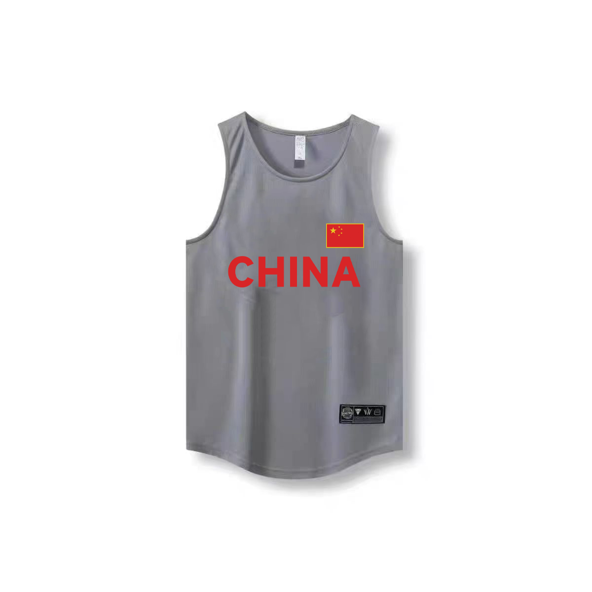 中国国家队篮球背心训练无袖投篮服运动上衣宽松健身窄肩球衣跑步