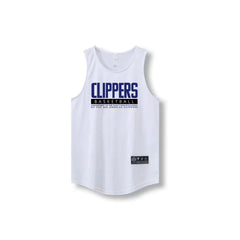 American sports vest men's summer quick drying mesh breathable round neck top training clothes fitness basketball clothes heat team uniform