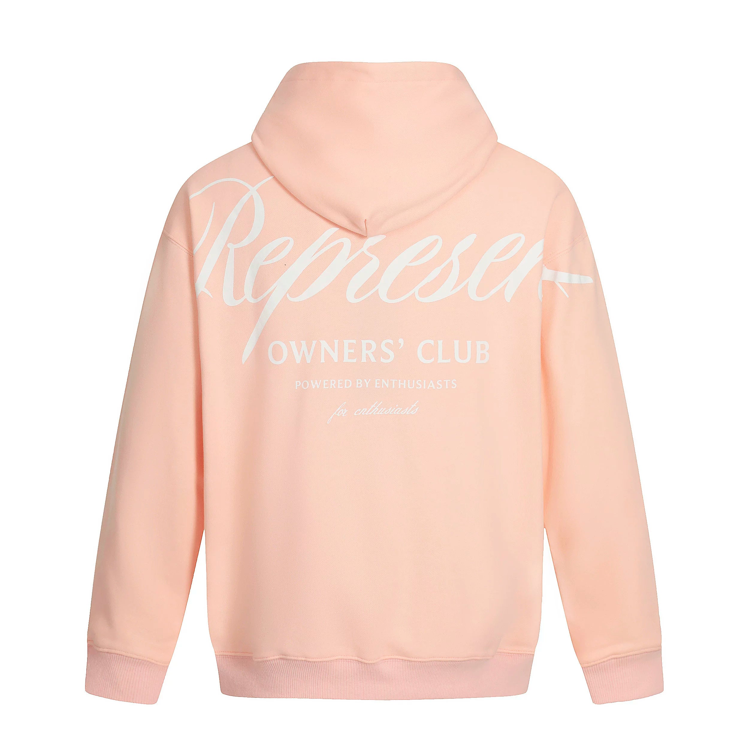 REPRESENT REP Personalized Straw Letter American Hoodie High Street Hip Hop Loose Casual Couple Style