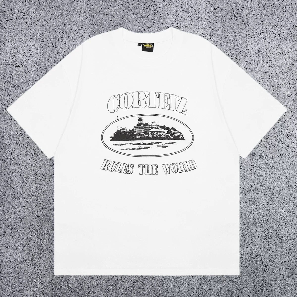 Corteiz "Rules The World" Island Logo Heavyweight T-Shirt