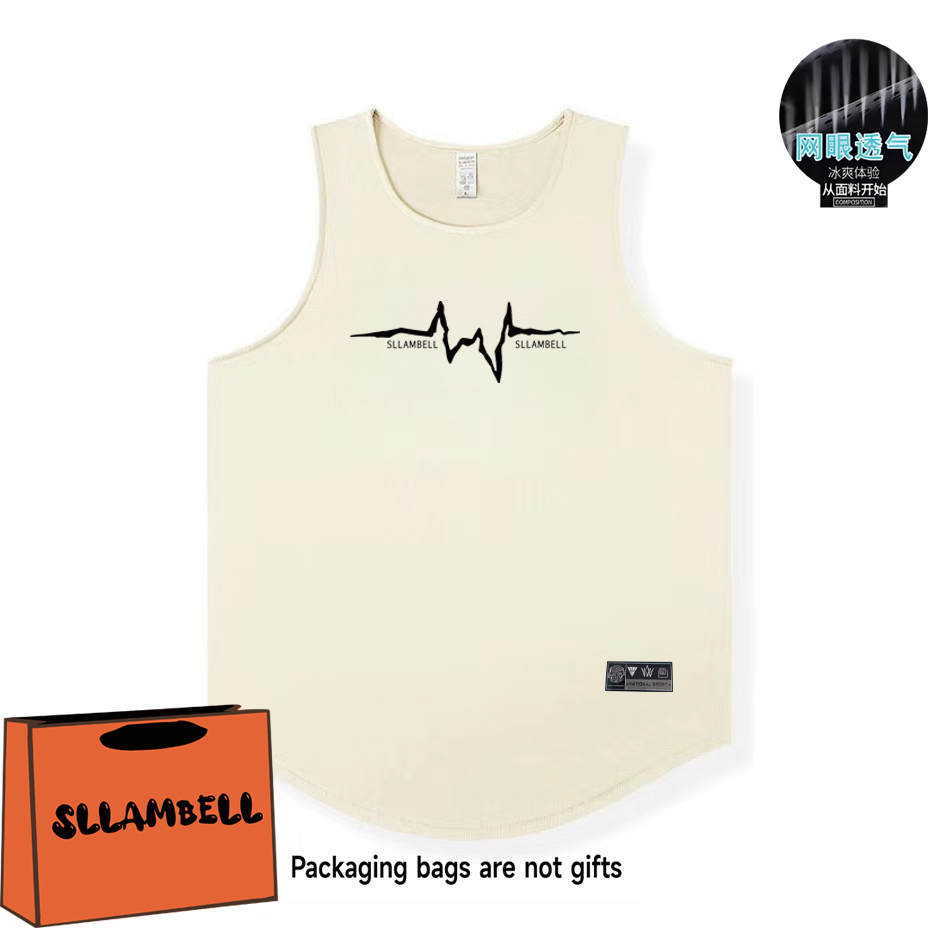 Letter print basketball quick drying mesh American training vest shooting summer loose round neck breathable and moisture absorbing sleeveless