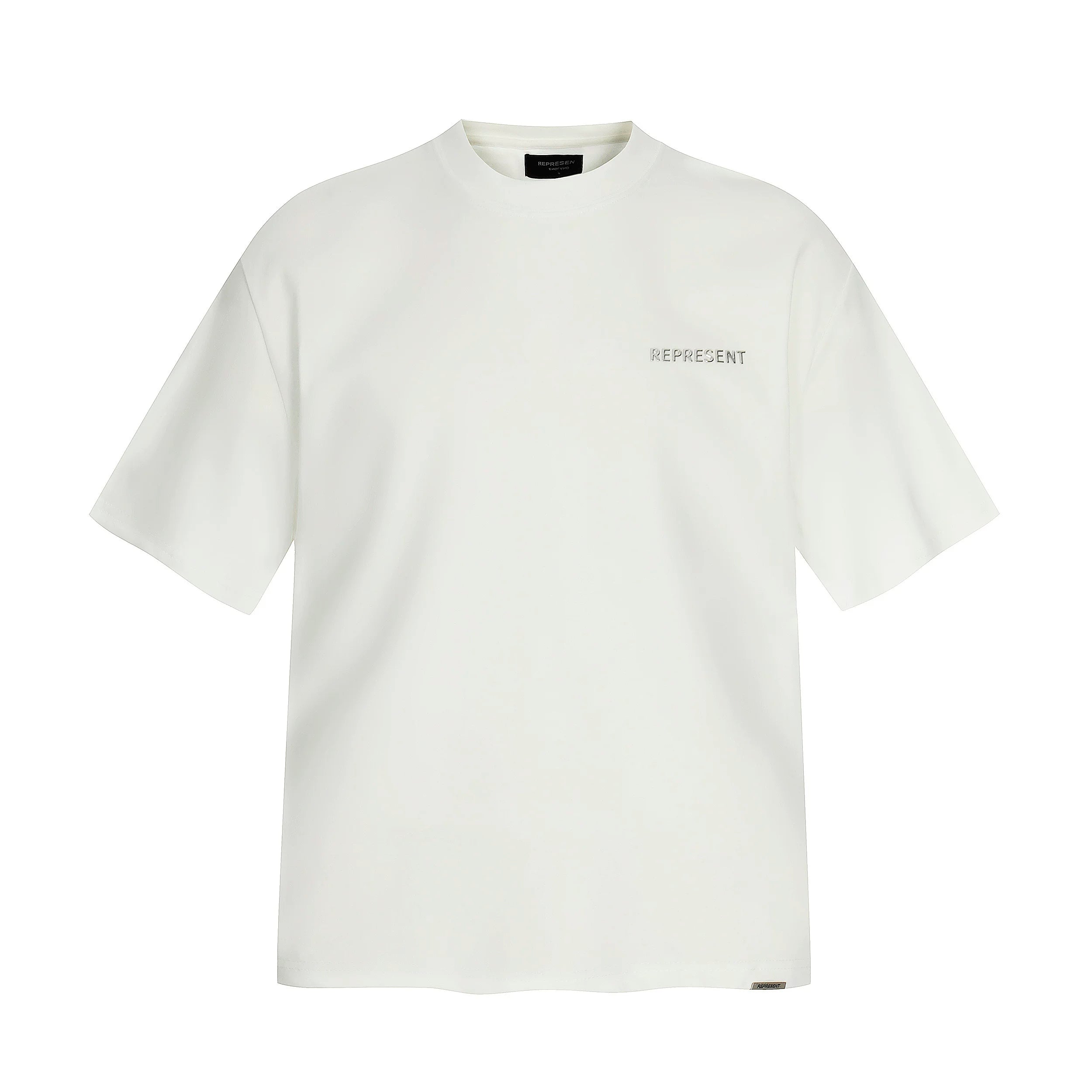Representative three-dimensional slogan letter short sleeved American niche trendy brand high street summer pure cotton loose fitting men's and women's T-shirt