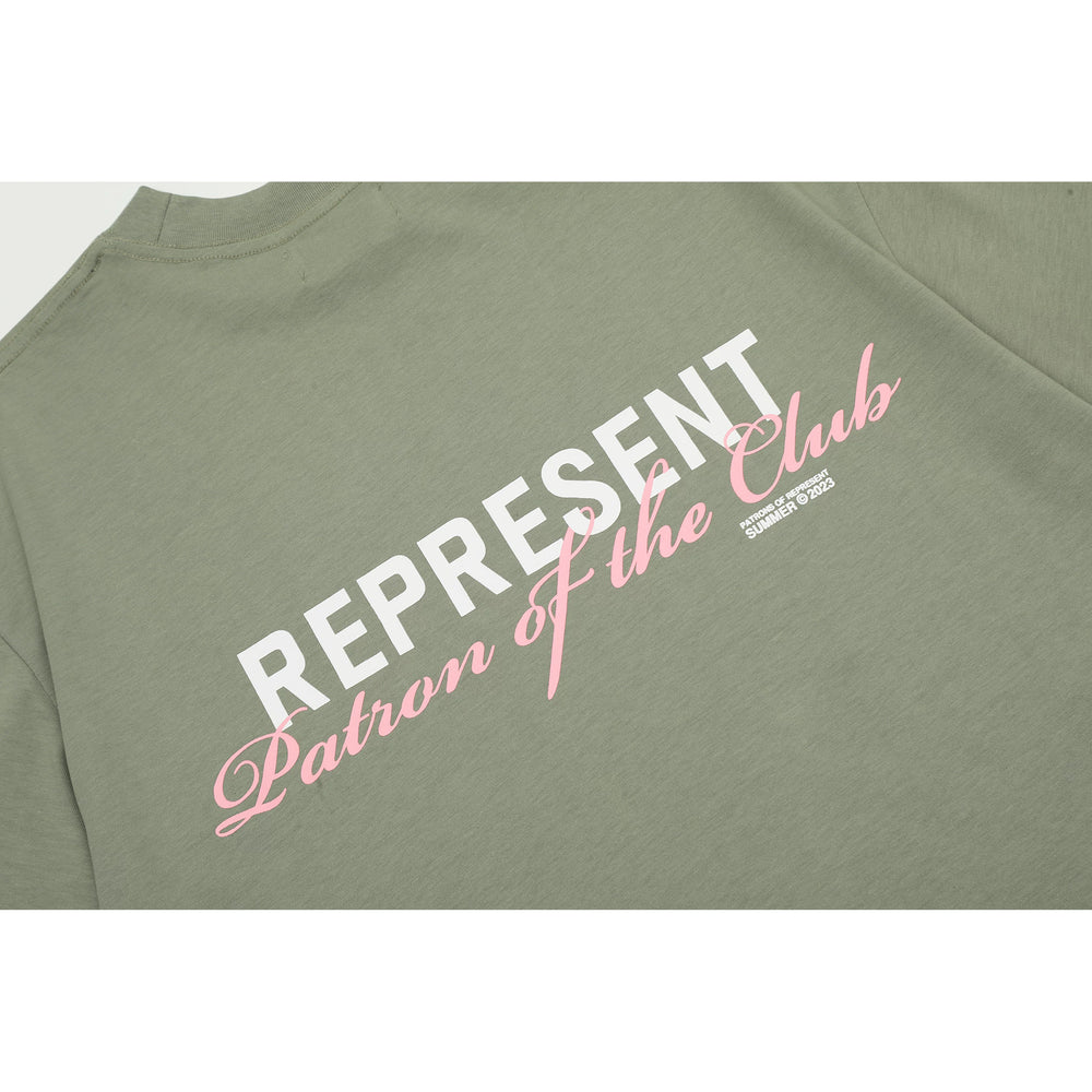 Representative colored letter slogan short sleeved American niche trendy brand high street summer pure cotton loose fitting men's and women's T-shirt