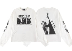 Enfants Riches Déprimés "Neoism" Graphic Long-Sleeve - White