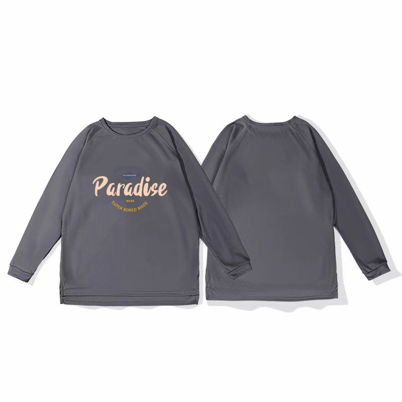 New 2025 mesh quick drying sports shoulder long sleeved T-shirt for men's training, American shooting suit, breathable running, autumn and winter