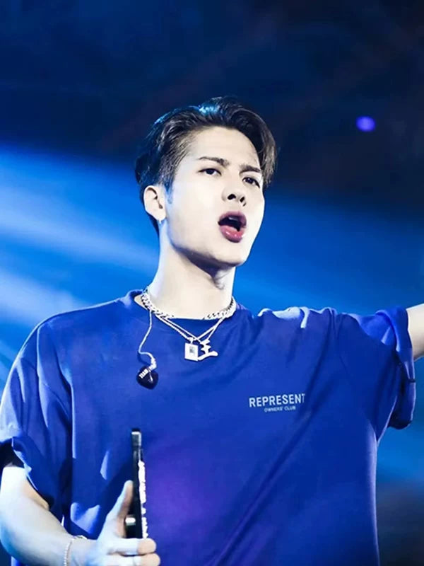 ReportENT letter short sleeved niche trendy brand Wang Jiaer's high street American loose summer couple T-shirt for men
