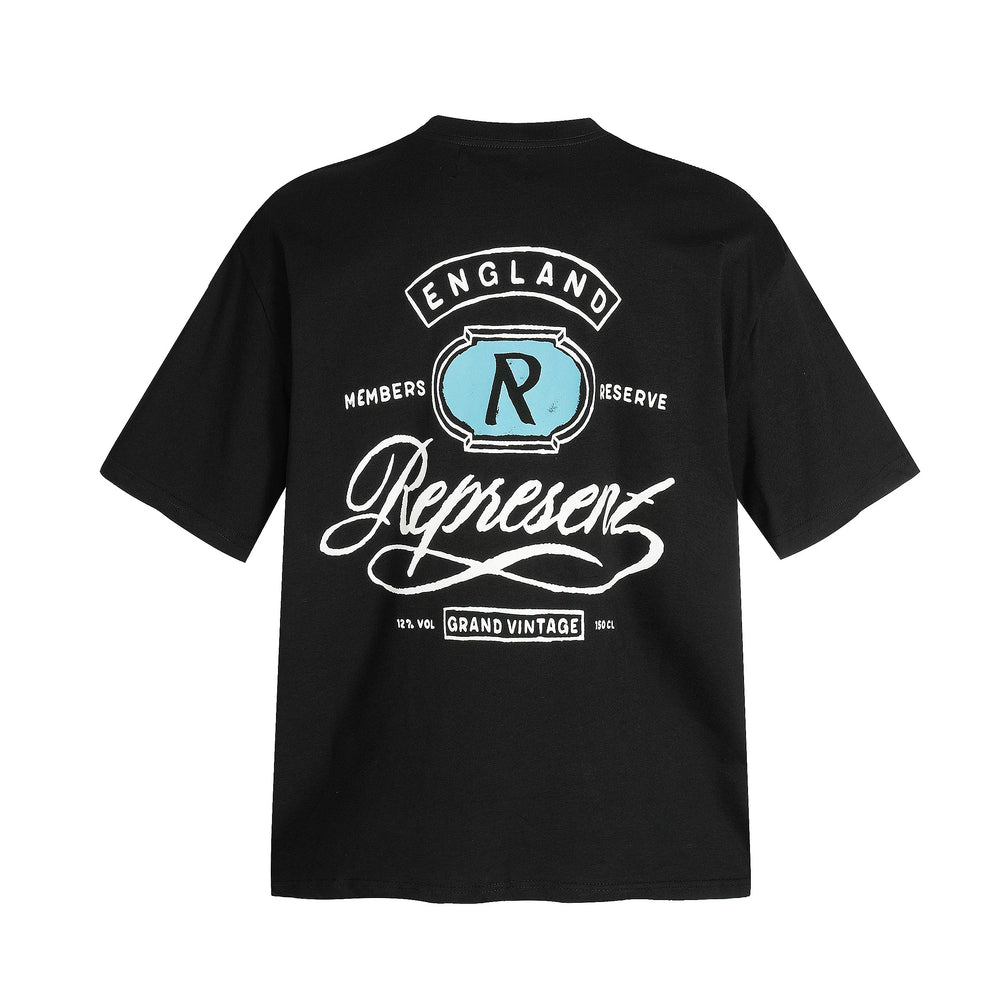 Representative tag R letter REP short sleeved American niche fashion brand high street summer pure cotton loose fitting men's and women's T-shirt