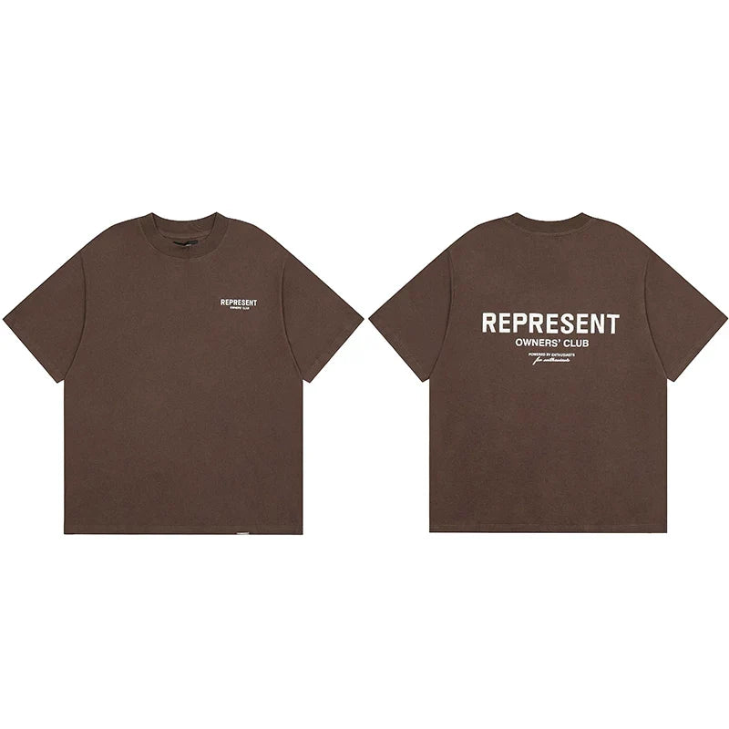 Represent Owners' Club Graphic T-Shirt - Dark Brown