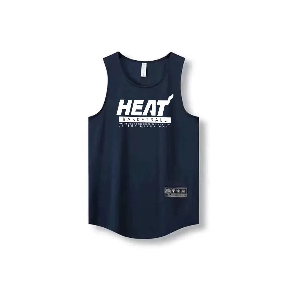 American sports vest men's summer quick drying mesh breathable round neck top training clothes fitness basketball clothes heat team uniform