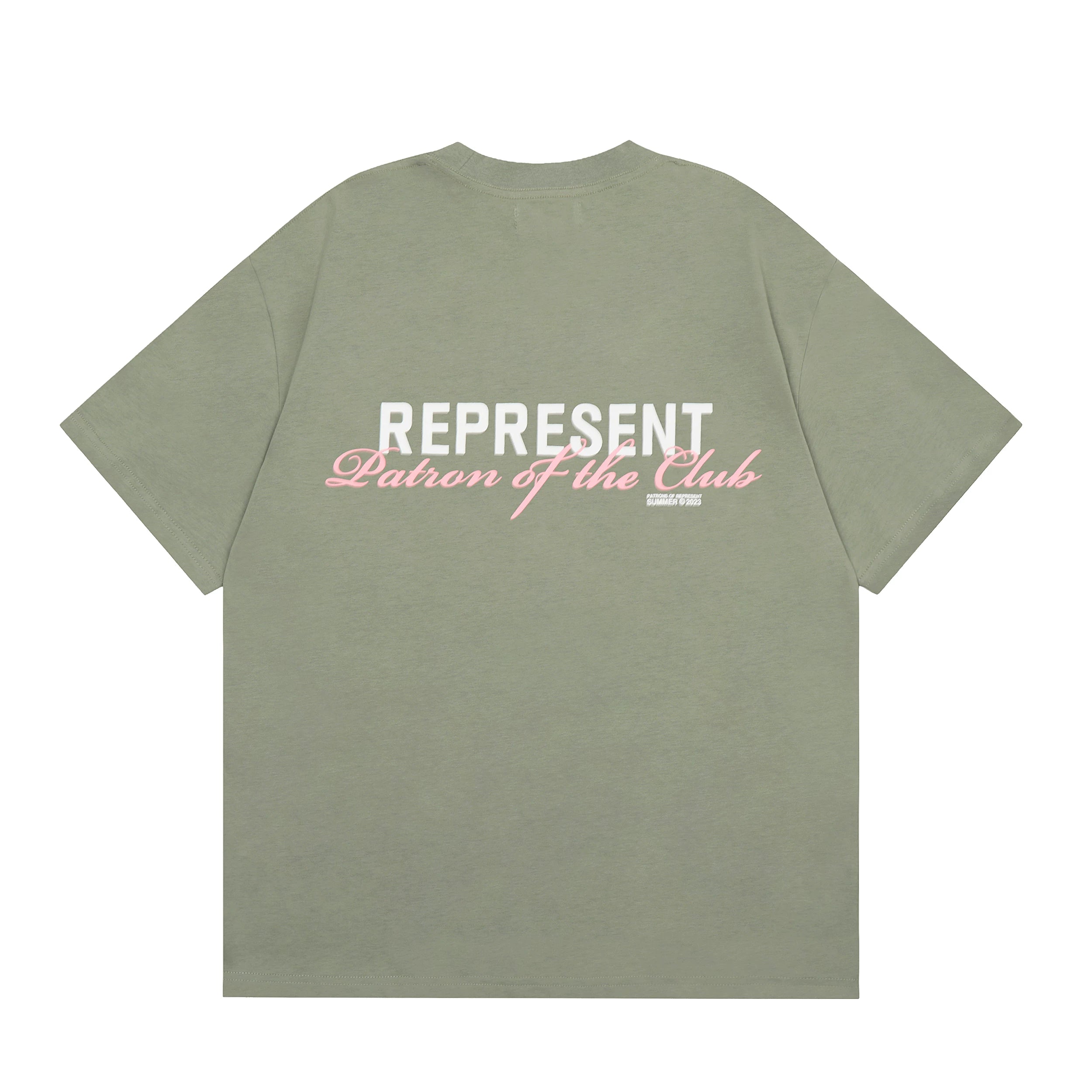 Representative colored letter slogan short sleeved American niche trendy brand high street summer pure cotton loose fitting men's and women's T-shirt
