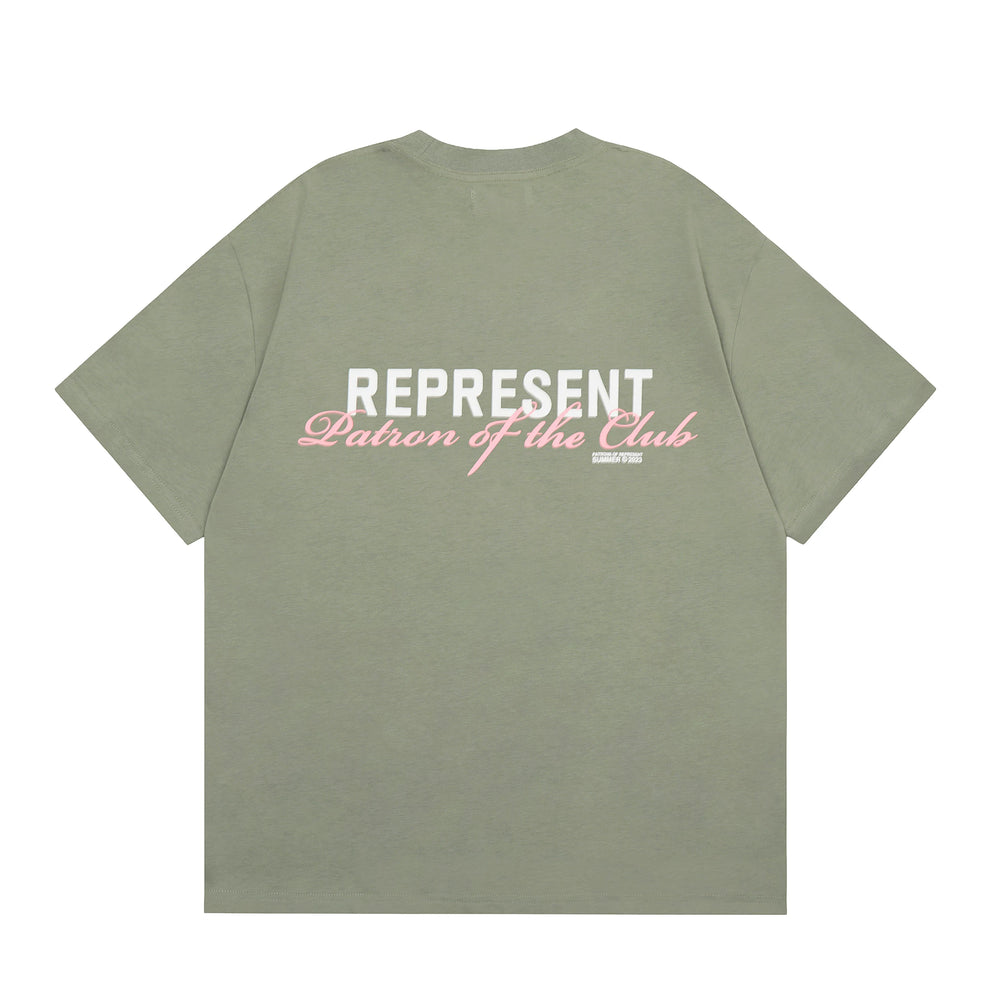 Representative colored letter slogan short sleeved American niche trendy brand high street summer pure cotton loose fitting men's and women's T-shirt