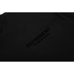Representative slogan letter flocking printed short sleeved American niche fashion brand high street loose couple T-shirt for men and women