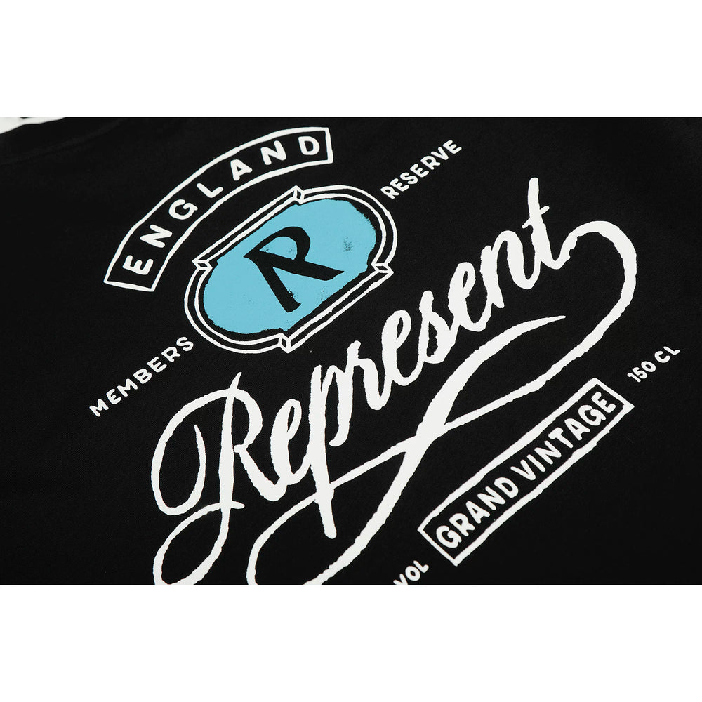 Representative tag R letter REP short sleeved American niche fashion brand high street summer pure cotton loose fitting men's and women's T-shirt