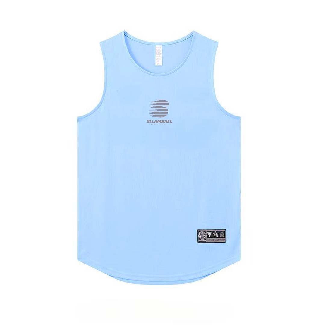 2025 Summer New Training Tank Top Loose Round Neck Sweat Absorbing Basketball Quick drying Throwing Suit Sleeveless Mesh Breathable
