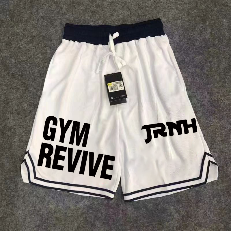 Printed American basketball shorts, quick drying mesh five quarter pants, training stripes, trendy sports, loose fit, fitness, running, summer