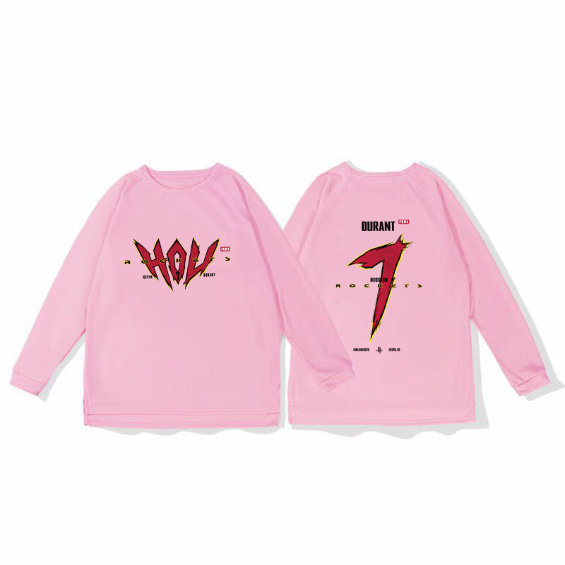 No.7 Durant basketball training suit, quick drying sports top, autumn and winter running fitness shooting suit, long sleeved loose winter