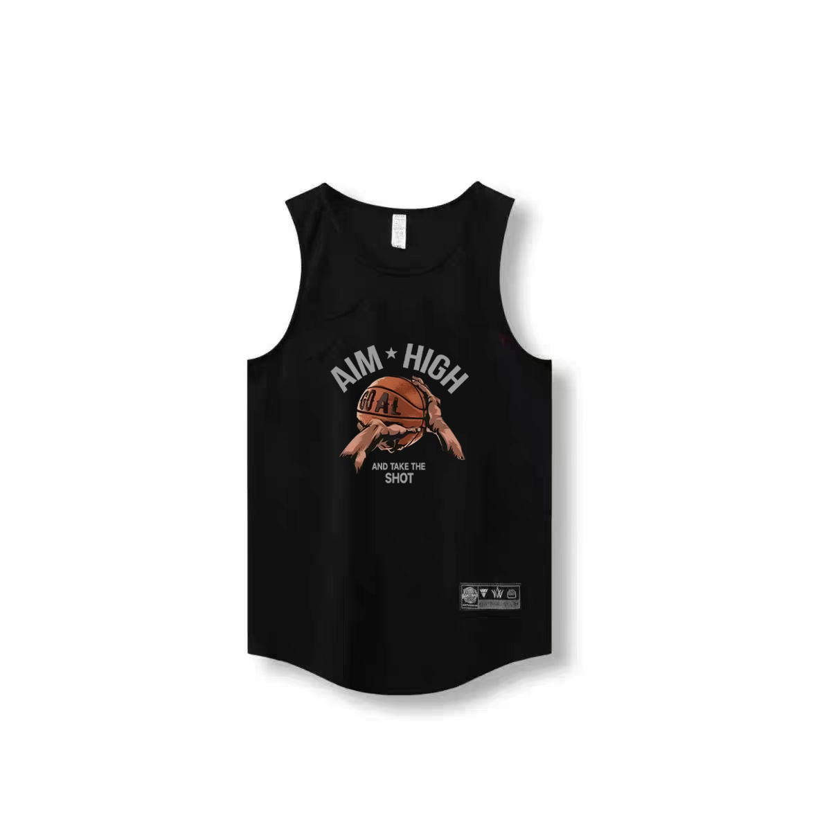 New American basketball vest training summer sleeveless basketball shooting suit sports top loose fitness narrow shoulder jersey