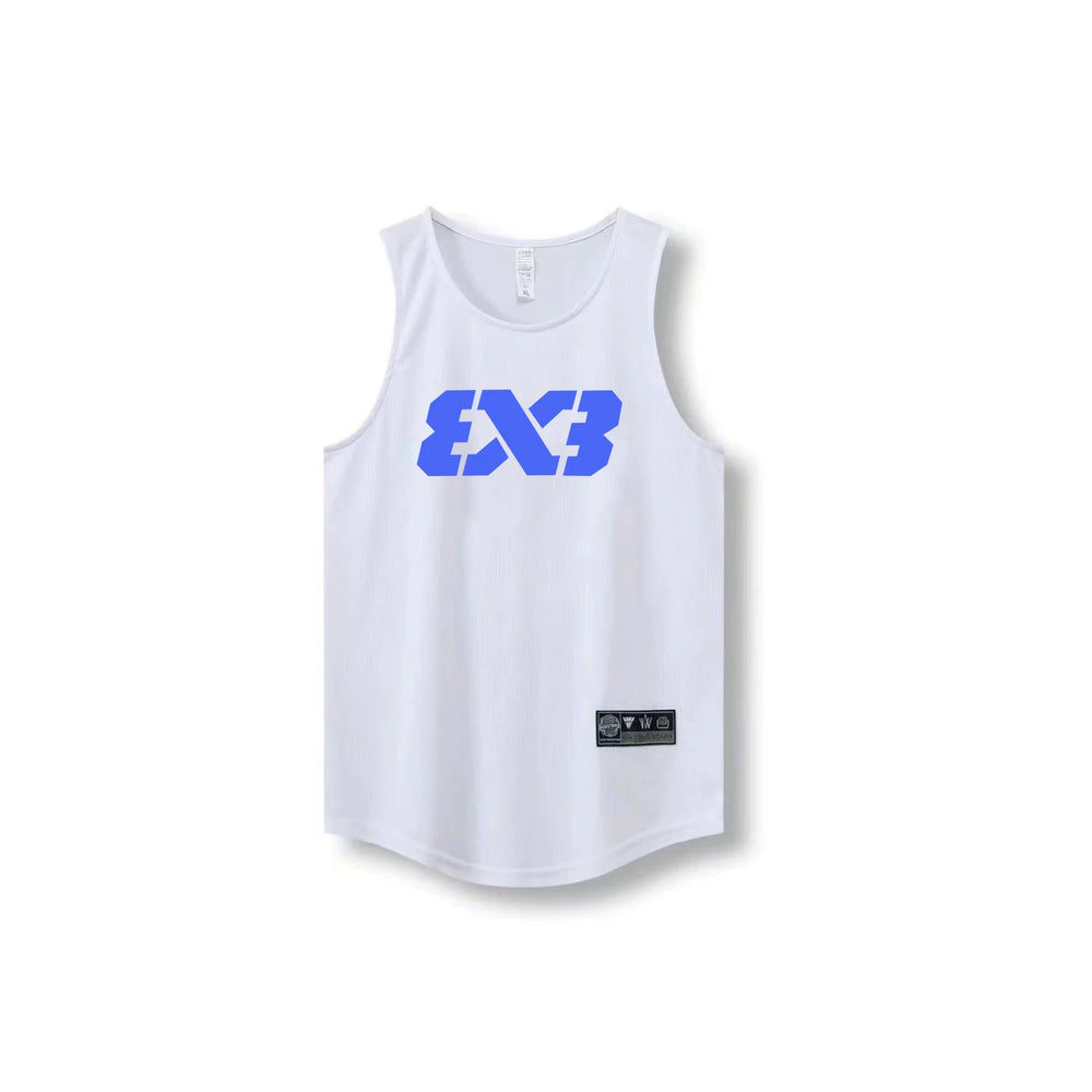 3X3 vest quick drying mesh breathable training suit FIBA basketball sports vest three on three basketball suit