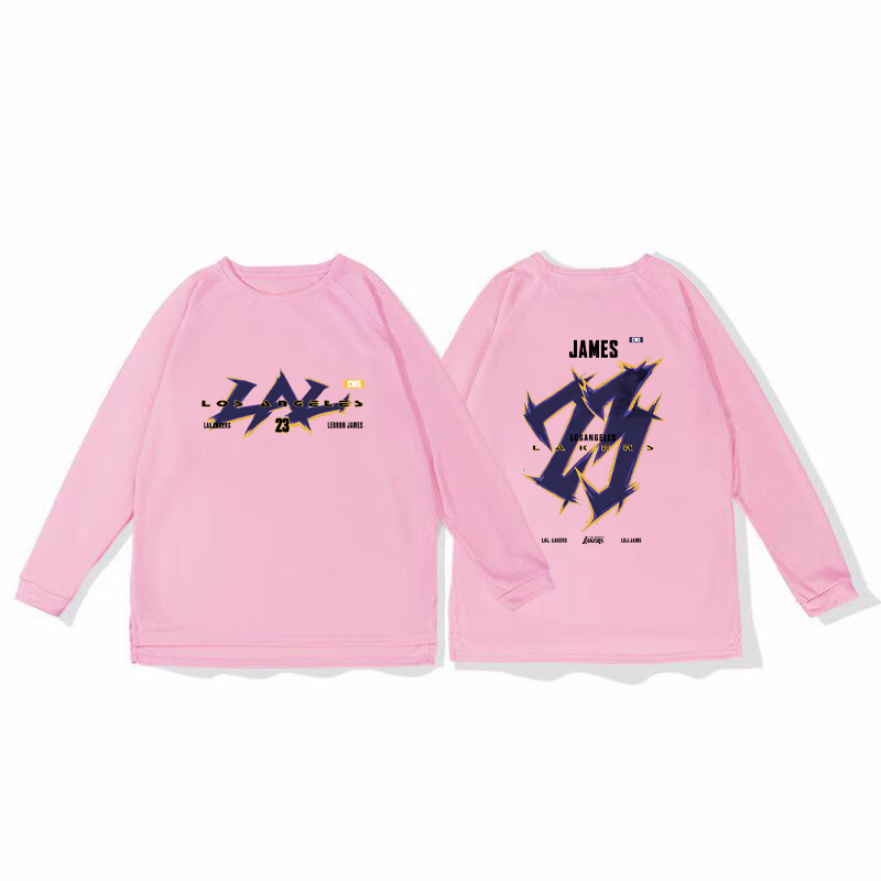 James' basketball training uniform, quick drying sports top, autumn and winter running fitness shooting suit, long sleeved loose winter