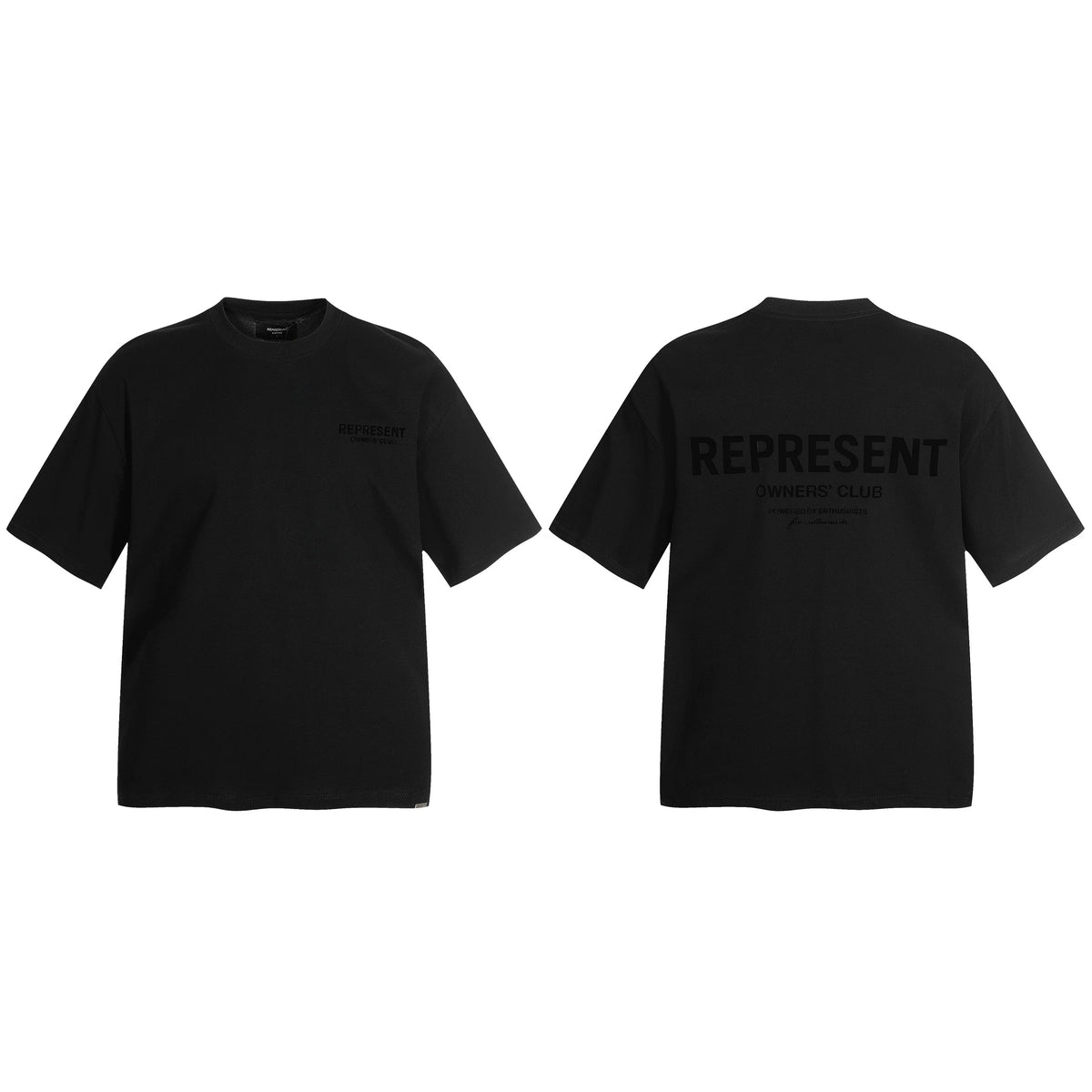 Representative slogan letter flocking printed short sleeved American niche fashion brand high street loose couple T-shirt for men and women