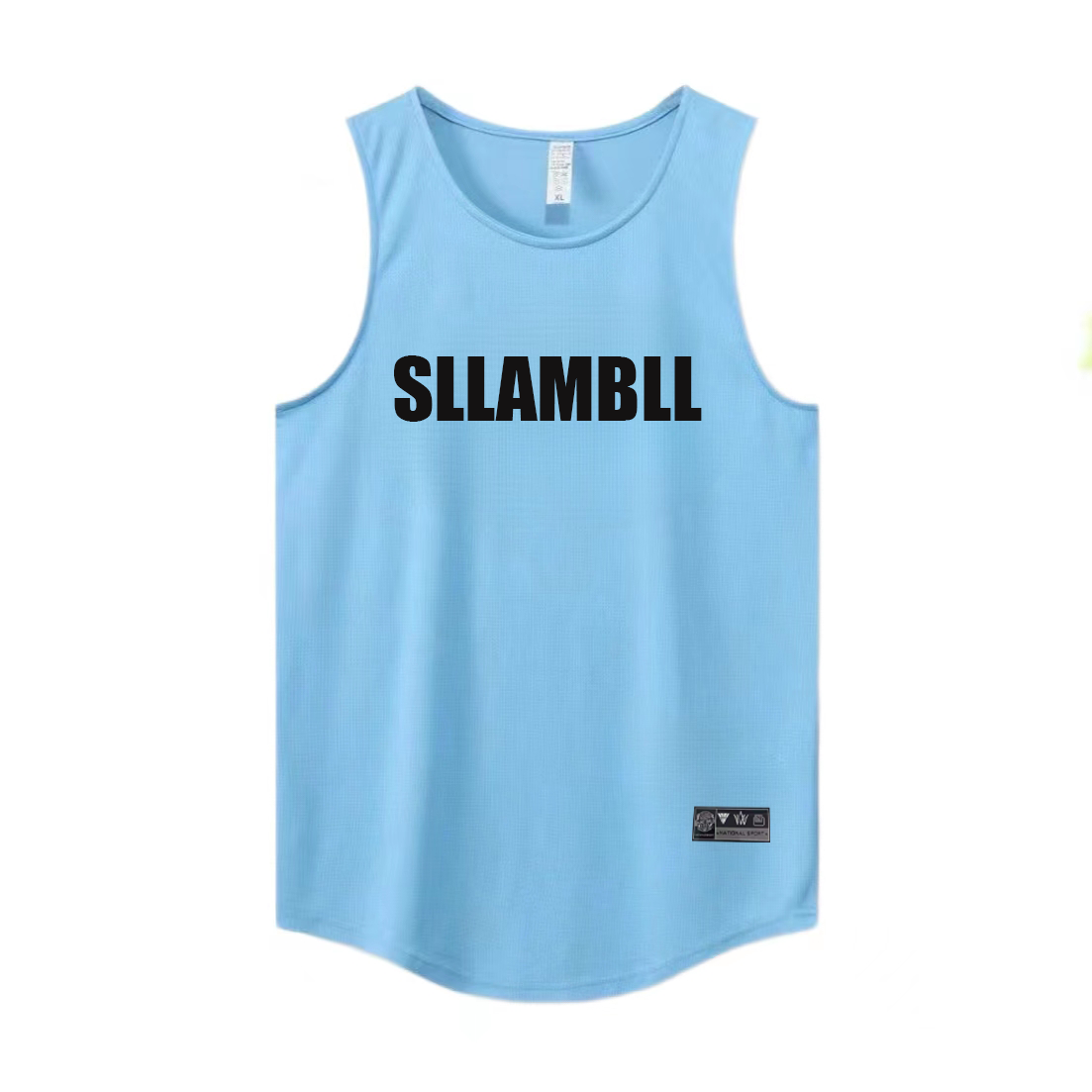 Basketball Quick drying Mesh American Training Fitness Tank Top Shooting Summer Loose Round Neck Breathable and Moisture Absorbing Running Sleeveless