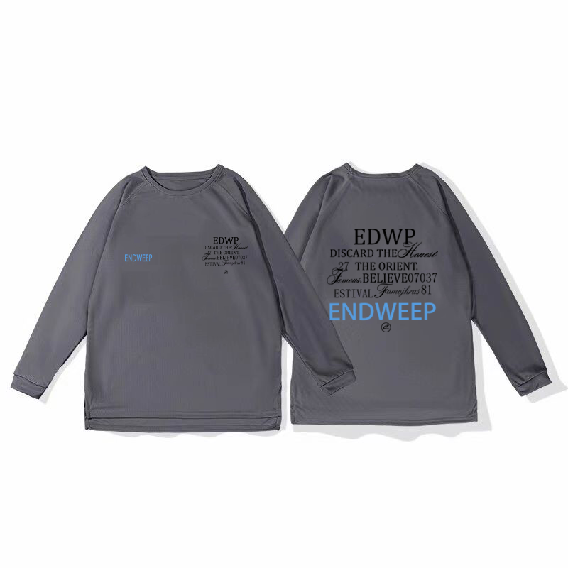 New 2025 mesh quick drying sports shoulder long sleeved T-shirt for men's training, American shooting suit, breathable running, autumn and winter