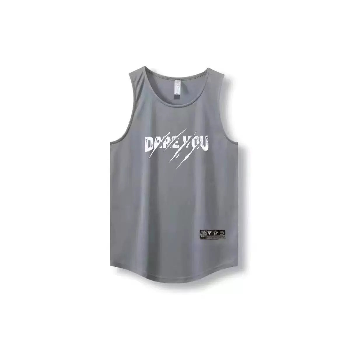 Letter print basketball quick drying mesh American training vest shooting summer loose round neck breathable and moisture absorbing sleeveless