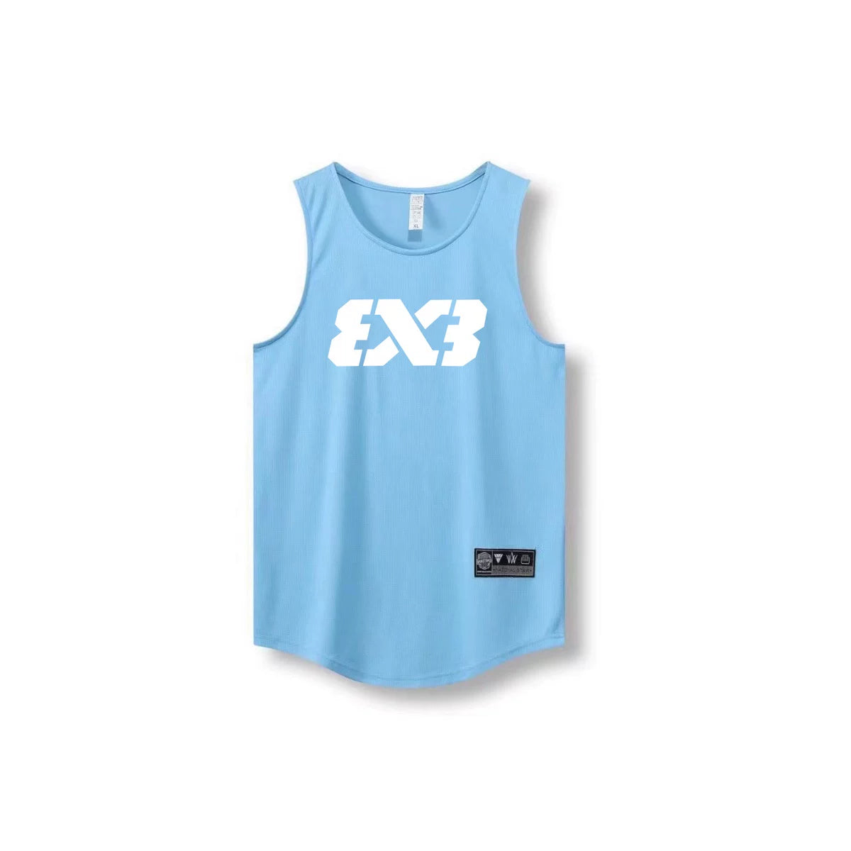3X3 vest quick drying mesh breathable training suit FIBA basketball sports vest three on three basketball suit