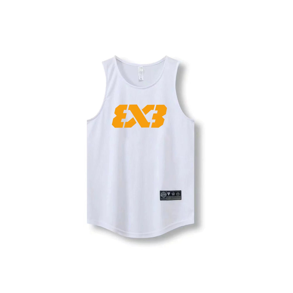 3X3 vest quick drying mesh breathable training suit FIBA basketball sports vest three on three basketball suit