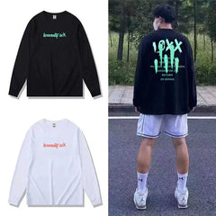 American quick drying basketball training clothes for autumn and winter sports tops, running and fitness, breathable and sweat wicking sports base shirts, trendy