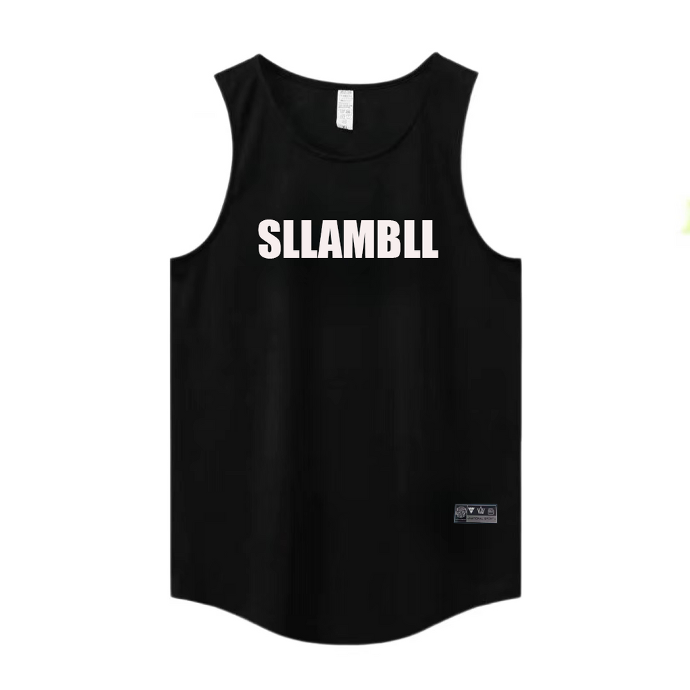 Basketball Quick drying Mesh American Training Fitness Tank Top Shooting Summer Loose Round Neck Breathable and Moisture Absorbing Running Sleeveless