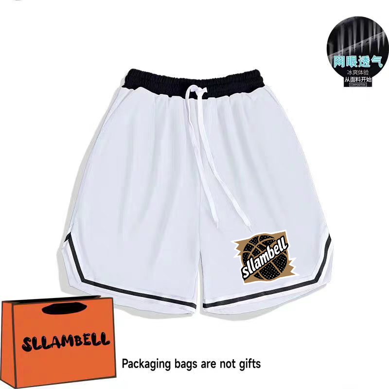 American alphabet high street casual five point sports training basketball summer loose trendy brand quick drying five point shorts