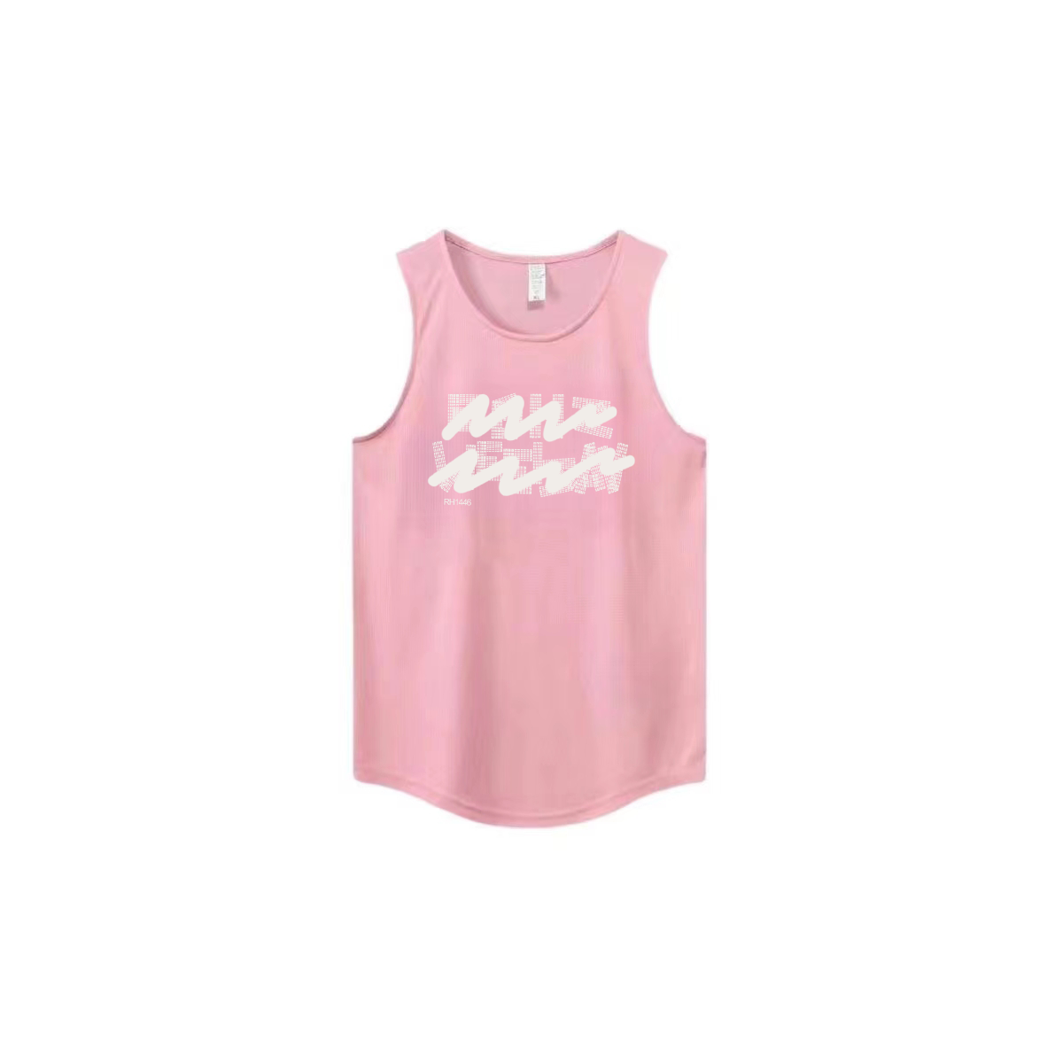 New Ins trendy brand summer ice silk cool sensation quick drying mesh breathable versatile men's and women's sleeveless camisole trendy